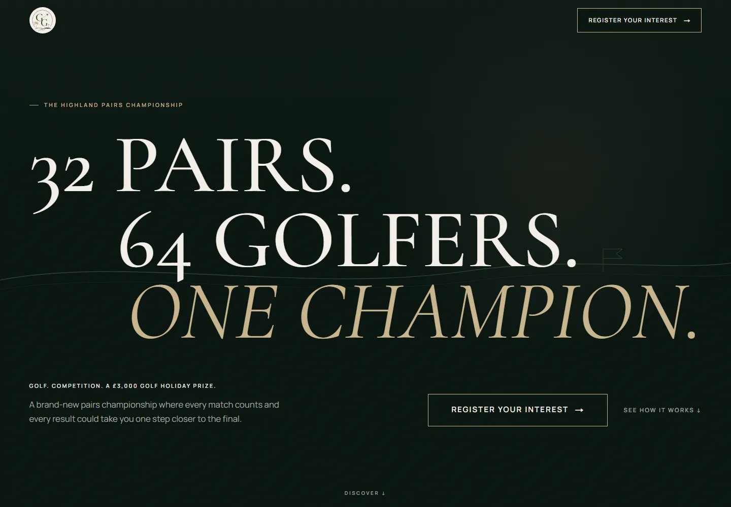 Greenside Getaways website homepage